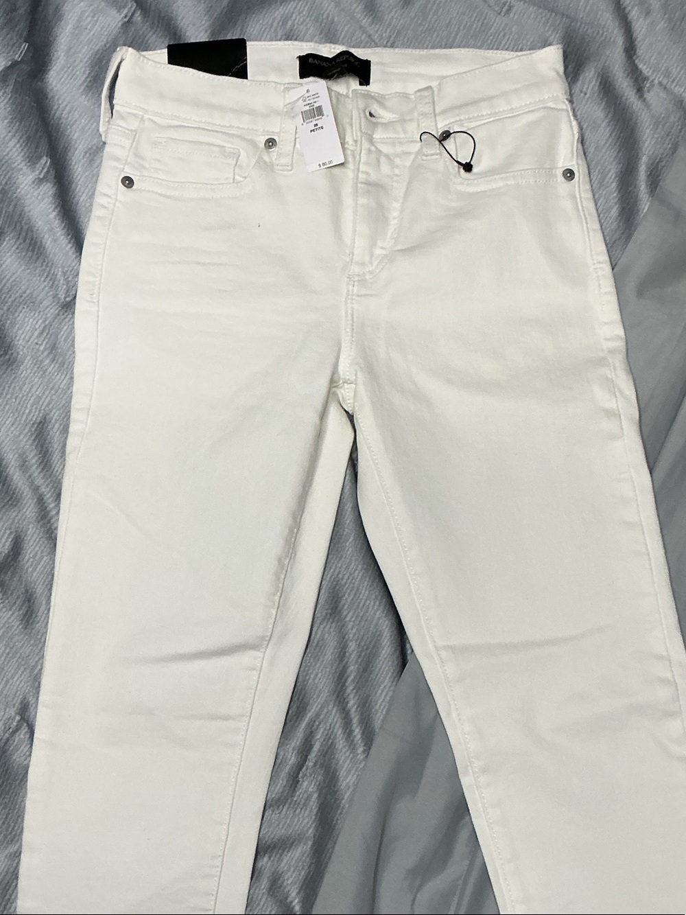 Banana Republic White Skinny Jeans